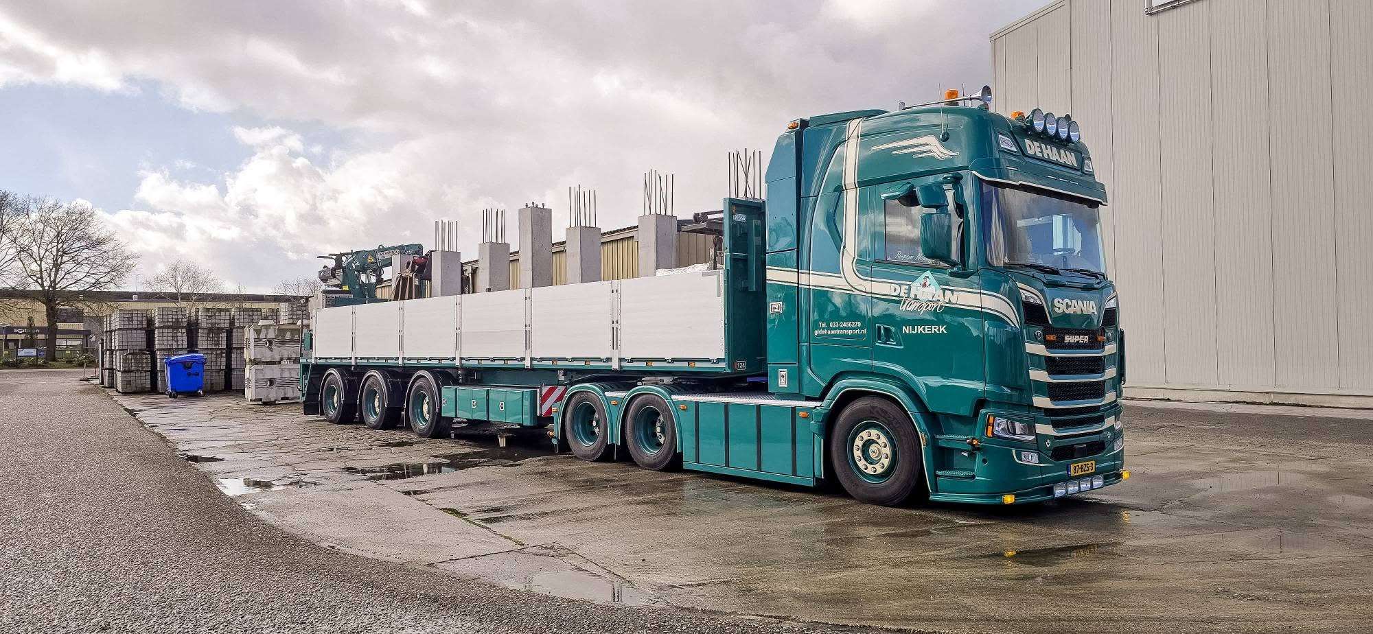 bouwlogistiek - alle soorten bouwlogistiek bij De Haan Transport