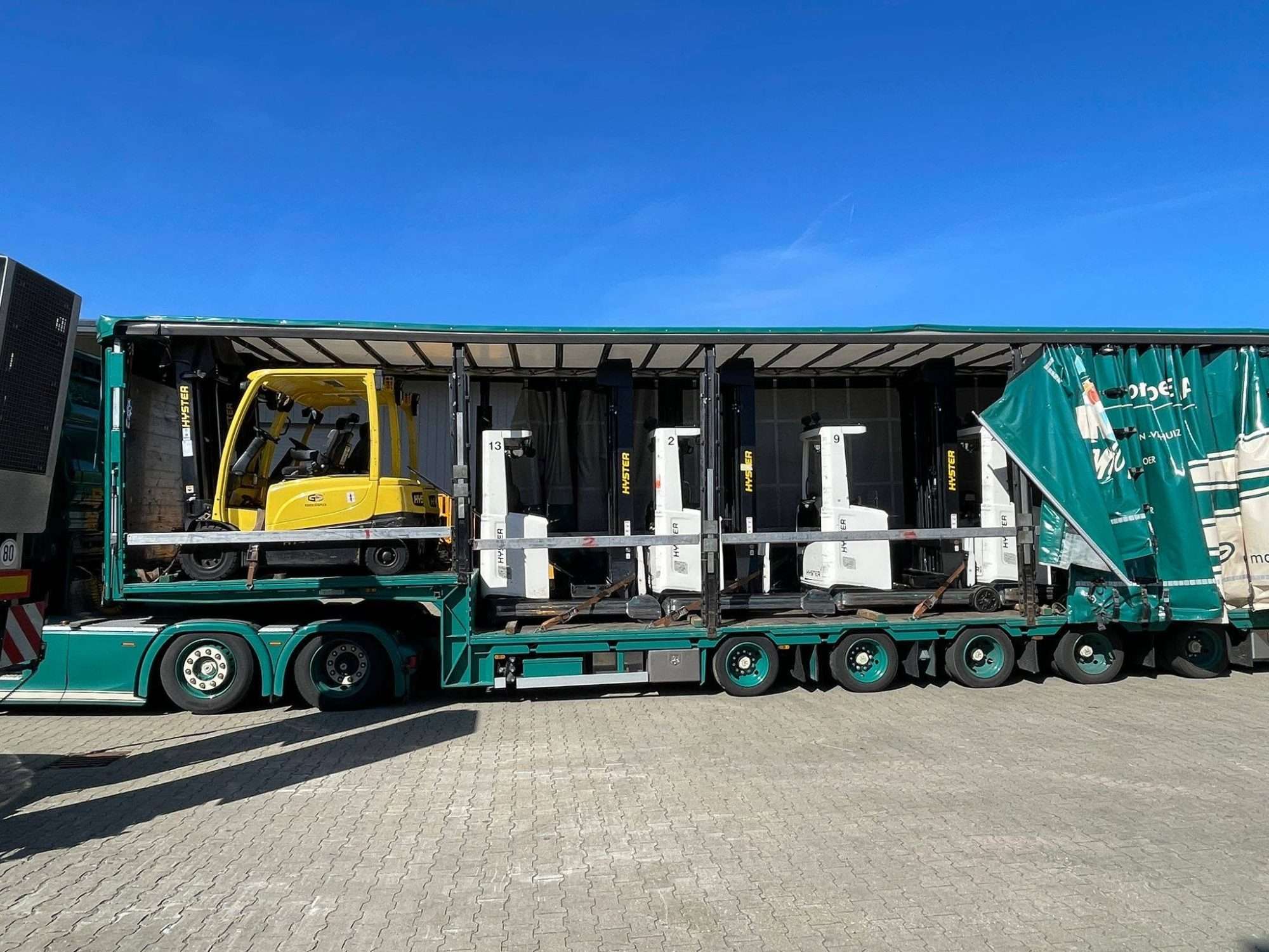 heftruckcapaciteit de haan transport