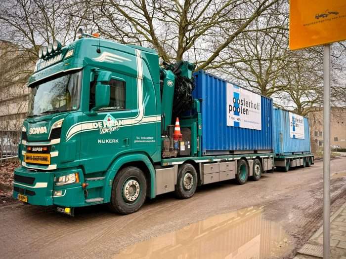 opslagcontainers de haan transport