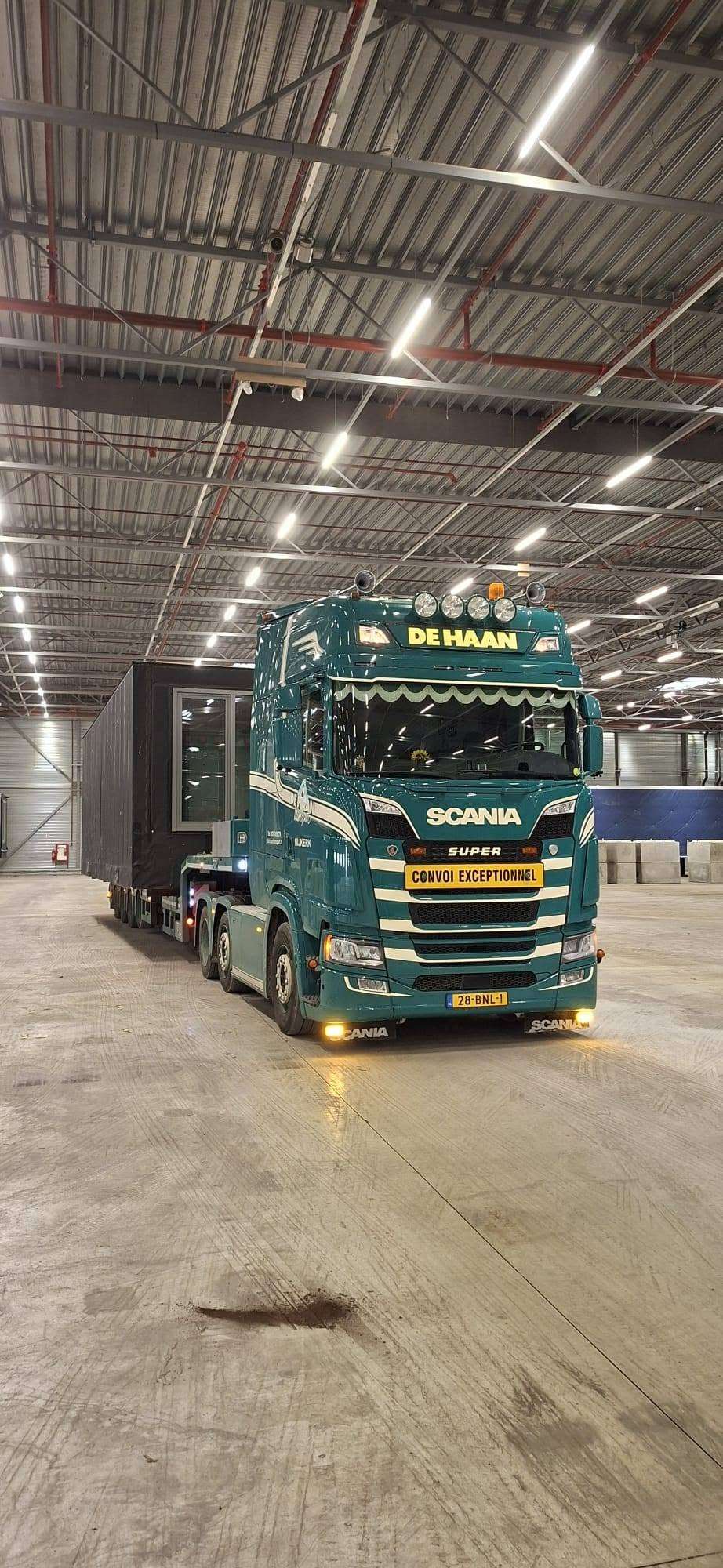 bouwunits de haan transport